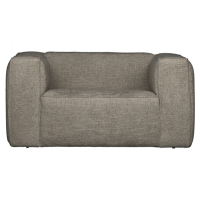 Bean fauteuil grove melange stof travertin